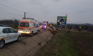 Carnagiu pe un drum din Cluj. Doi morți și un rănit. Șoferul vinovat, cu volan pe dreapta