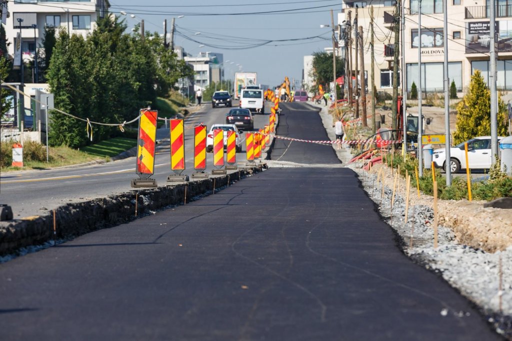 Lucrările la strada Bună Ziua vor fi terminate înainte de termen
