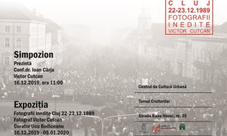 Revoluția la Cluj. Expoziție foto cu cadre inedite