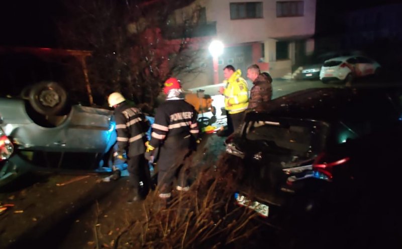 Accident în Apahida. Vinovat, un tânăr de 17 ani, beat și fără permis