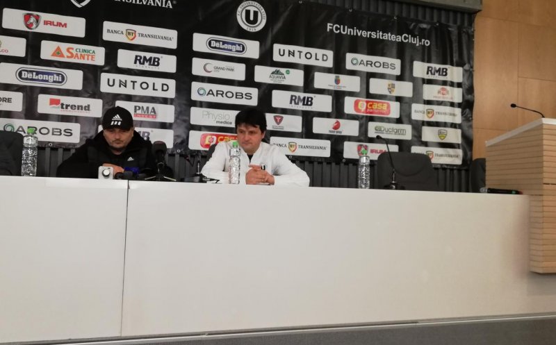 Falub și Stanciu au făcut retrospectiva anului la “U” Cluj. “De la 1 ianuarie vom schimba mentalitatea”