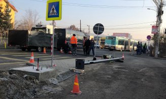 Se pregăteşte unda verde în Baciu!  S-a instalat semaforul inteligent de la Petrom