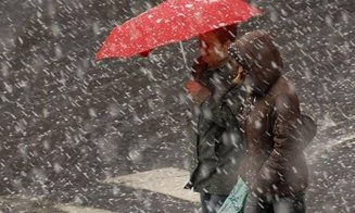 Informare meteo de vreme rea: Meteorologii anunţă ninsori şi vânt, de duminică până marţi seara