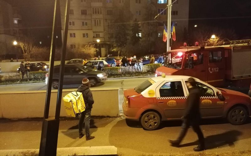 Orașul e gol, dar accidente se țin lanț la Cluj. Doi răniți pe Fabricii