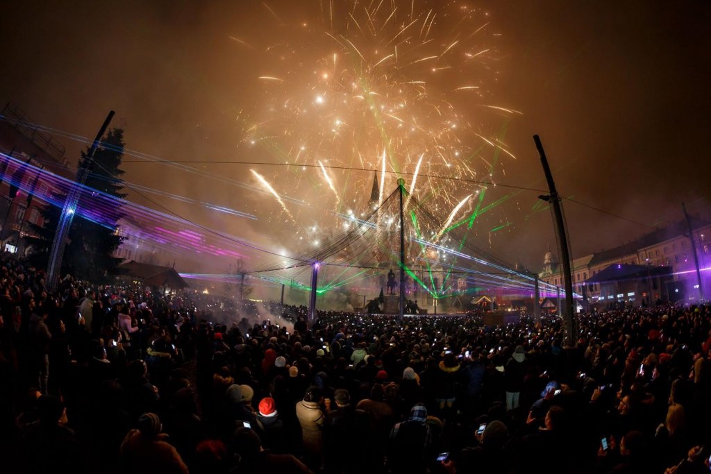 Revelion 2020 la Cluj! Surprize în centru: concerte, șampanie, artificii