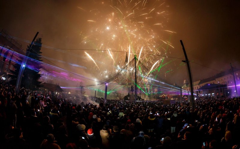 Revelion 2020 la Cluj! Surprize în centru: concerte, șampanie, artificii