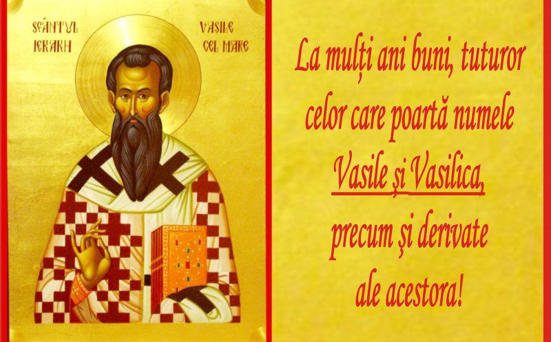 Sfântul Vasile cel Mare, sărbătorit în prima zi a noului an