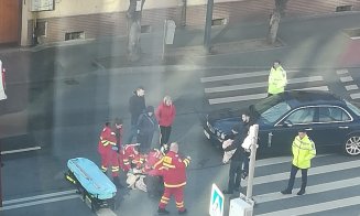 Accident la Polivalentă. O femeie a fost lovită pe trecere