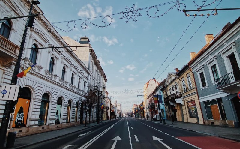 Clujul pustiu. Fotografii cu cele mai circulate locuri din oraș, în a doua zi din an