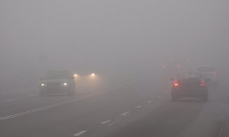 Atenţie, şoferi! Cod galben de ceaţă şi polei la Cluj, până deseară