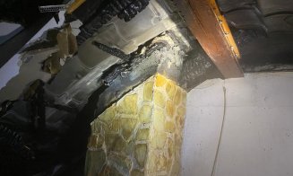 Incendiu la o casă din Cluj