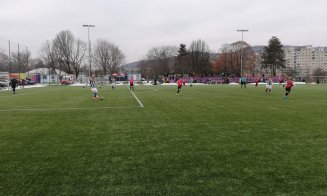 Sticla Arieșul Turda, lecție de fotbal pentru puștii Universității Cluj