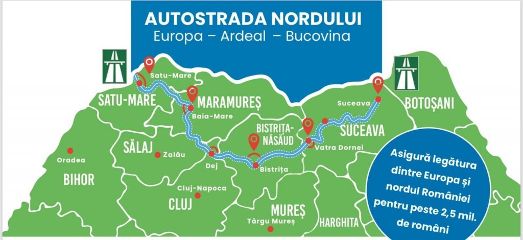 Undă verde pentru autostrada Cluj - Moldova