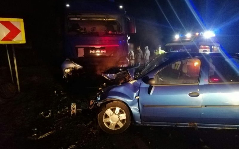 Femeie lovită de un tir la Cluj. A trebuit să fie descarcerată