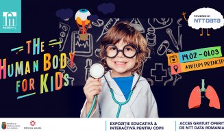 Oferă-i copilului tău e experiență inedită! La expoziția „The Human Body for Kids", de la Iulius Mall Cluj