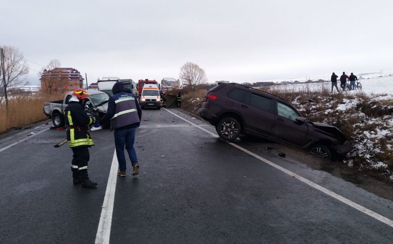Accident mortal lângă Huedin. Traficul pe DN1 Cluj - Oradea, blocat