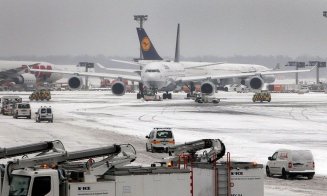 Avionul Munchen - Cluj, anulat de vremea rea din Germania