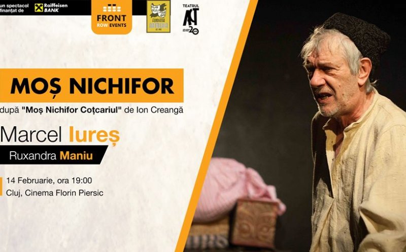 Premieră la Cluj de Valentine's Day - Marcel Iureș îl joacă pe Moș Nichifor
