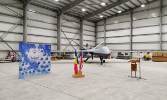 Dronă precum cea care l-a ucis pe generalul iranian Soleimani, prezentată la Câmpia Turzii