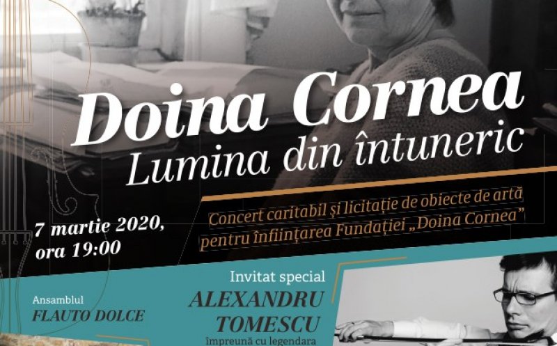 Concert caritabil în memoria Doinei Cornea