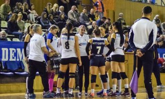 “U” NTT Data Cluj, o nouă victorie în Divizia A1 la volei feminin