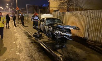 Accident pe Fabricii, un bărbat la spital