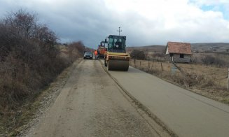 S-au reluat lucrările pe un drum spre Cheile Turzii