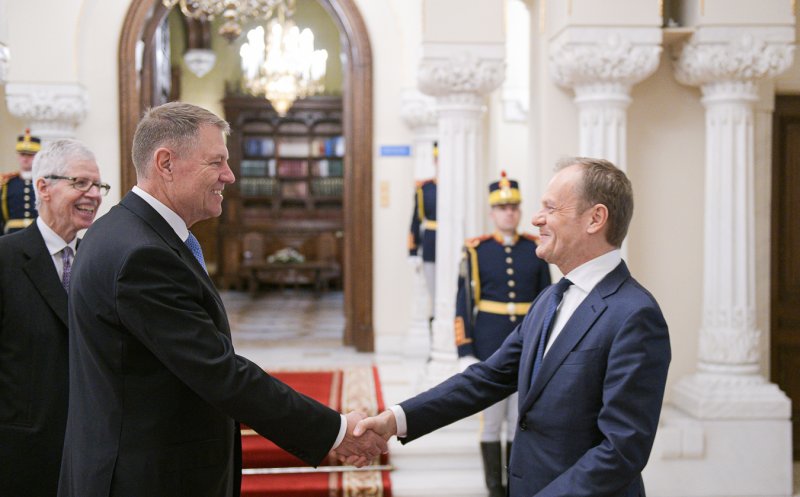 Tusk l-a lăudat pe Iohannis: Un politician extraordinar. I-am propus să fie preşedintele Consiliului European