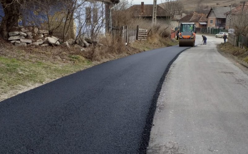 Lucrări pe drumul Gârbău – Aghireș - Leghia
