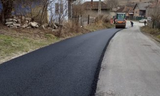 Lucrări pe drumul Gârbău – Aghireș - Leghia