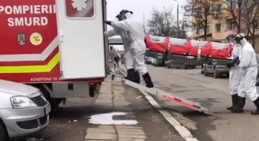 Clujeancă ieșită din perioada de autoizolare luată  joi seara cu izoleta din Florești