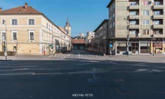 Clujul gol! Fotografii impresionante, duminică dimineaţa