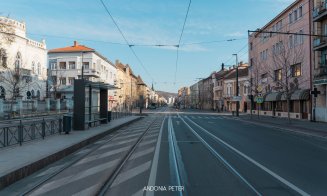 Clujul gol! Fotografii impresionante, duminică dimineaţa