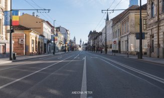 Clujul gol! Fotografii impresionante, duminică dimineaţa