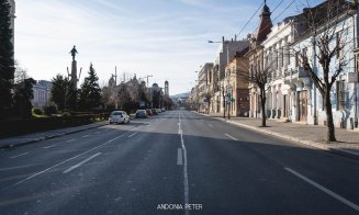 Clujul gol! Fotografii impresionante, duminică dimineaţa