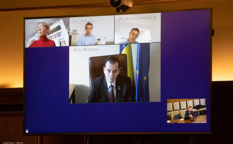 Guvernul se reuneşte azi în prima şedinţă de la instituirea stării de urgenţă în România