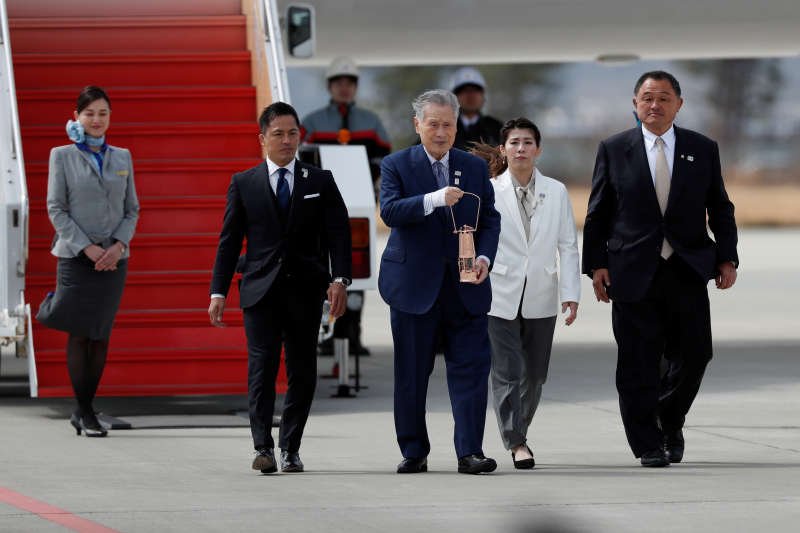 Flacăra olimpică din Grecia a aterizat în Japonia