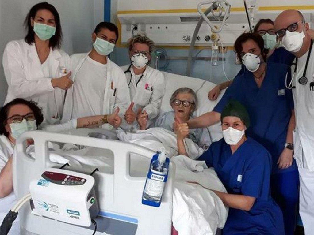 Miracol în Italia: bunică de 95 de ani, vindecată de coronavirus