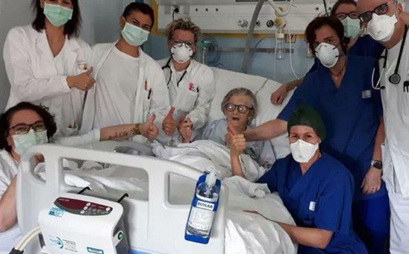 Miracol în Italia: bunică de 95 de ani, vindecată de coronavirus