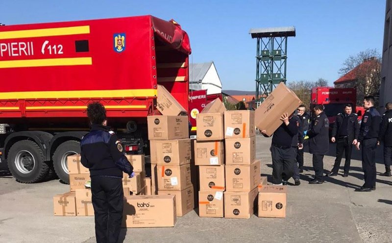 Costume de protecție, măști de protecție și dezinfectați pentru Cluj