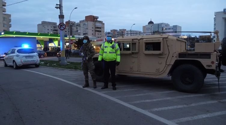 Peste 1.500 de militari au asigurat ordinea publică, în contextul pandemiei COVID-19