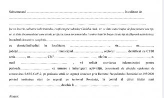 Modelele de formulare pentru şomajul tehnic au fost publicate în Monitorul Oficial