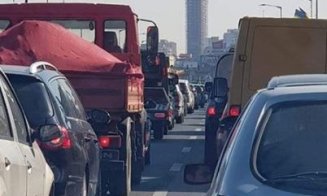 A revenit aglomerația în trafic la Cluj? Dimineață ca pe vremuri la una din intrările în oraș