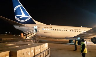 TAROM, în lupta împotriva COVID-19. Nouă tone de echipamente medicale din China au ajuns aseară în ţară