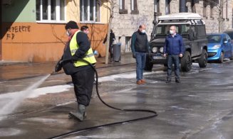 Cluj: Emil Boc a ieșit să verifice cum se curăță străzile