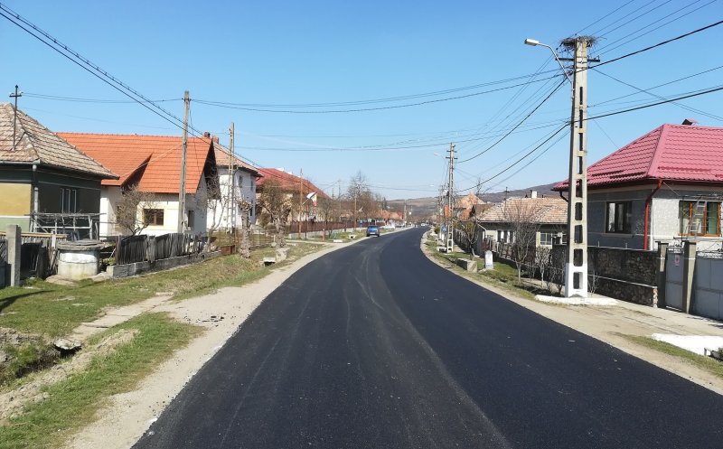 Drumul județean Dăbâca – Panticeu a fost asfaltat