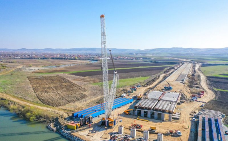 Şantierul Autostrăzii Sebeş-Turda avansează