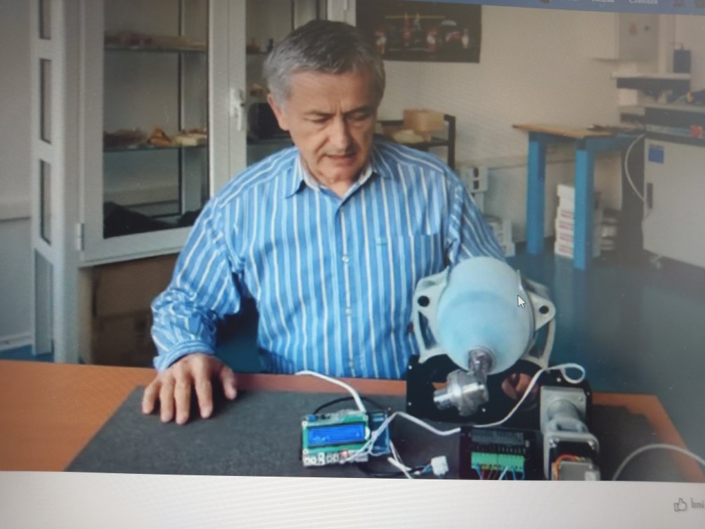 Prototip de Ventilator Mecanic de Urgențǎ, conceput și fabricat la Universitatea Tehnicǎ din Cluj-Napoca