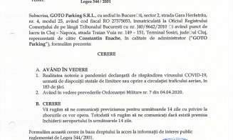 Firma care administrează parcarea contrazice varianta aeroportului: "Incidentul s-a produs în spaţiul de protecţie al terminalului de plecări&quo