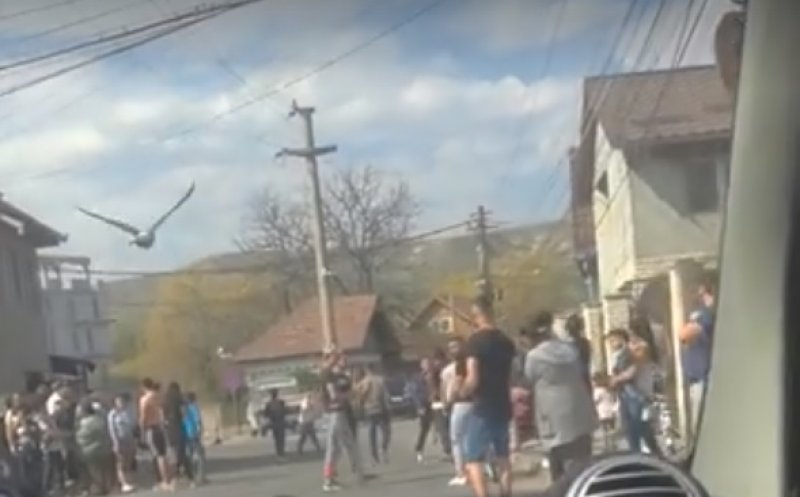 Scandal pe o stradă din Florești. Au intervenit polițiștii